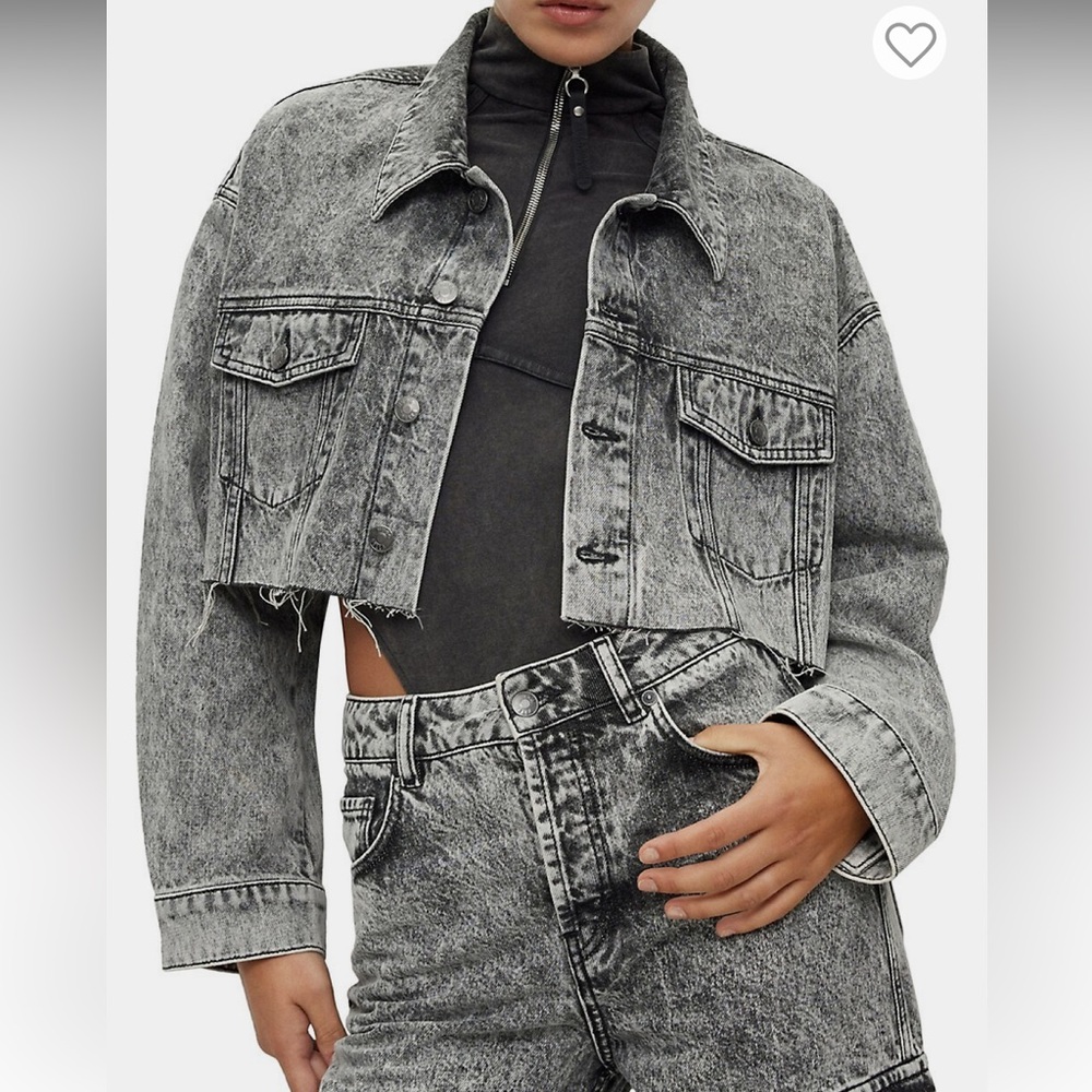 HUGO x BELLA POARCH CROP JACKET